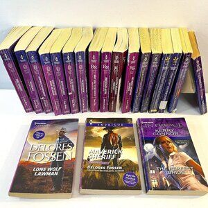 Lot of 20 Paperback "Harlequin Intrigue" Romance Novels - Good condition!